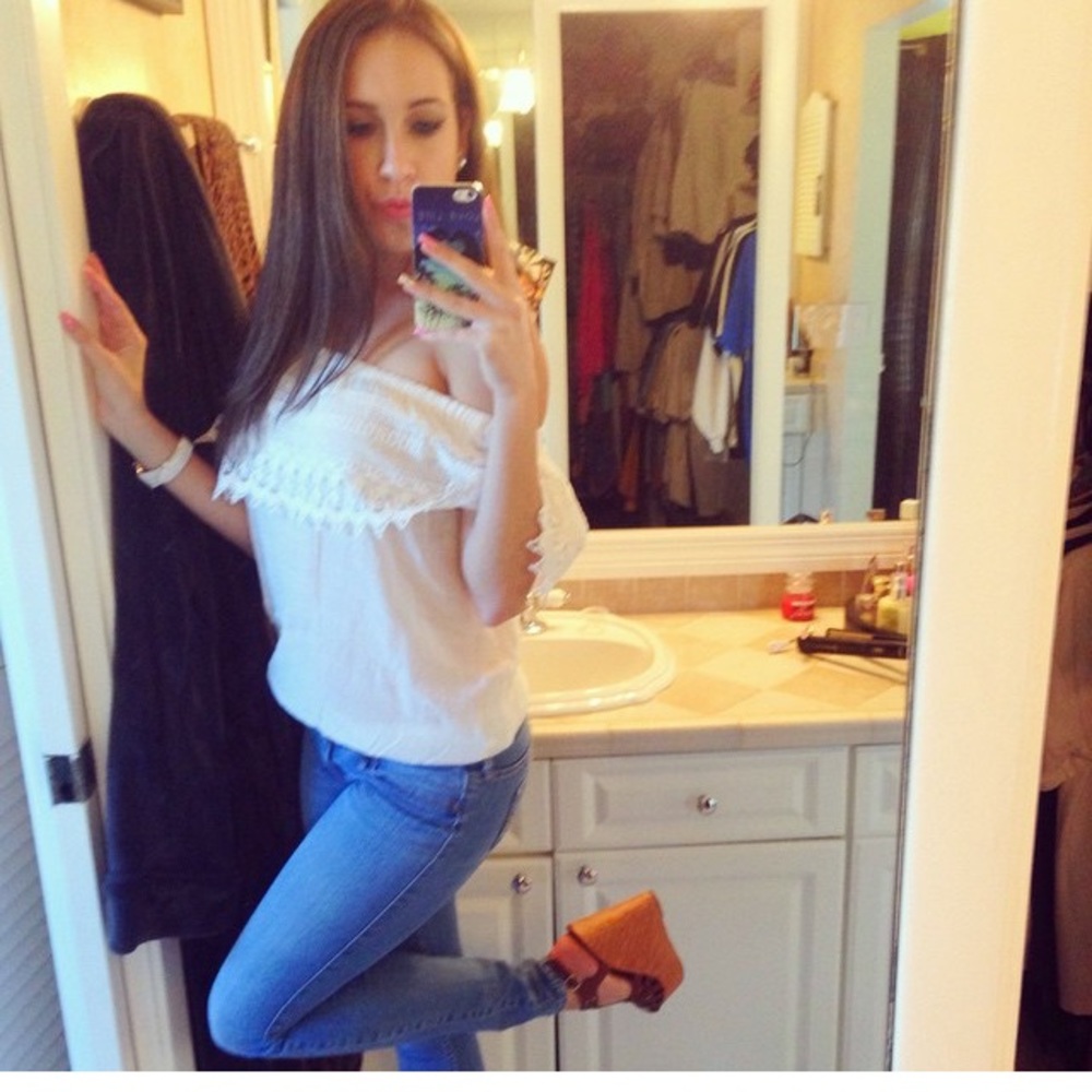 off the shoulder top in S from TOBI